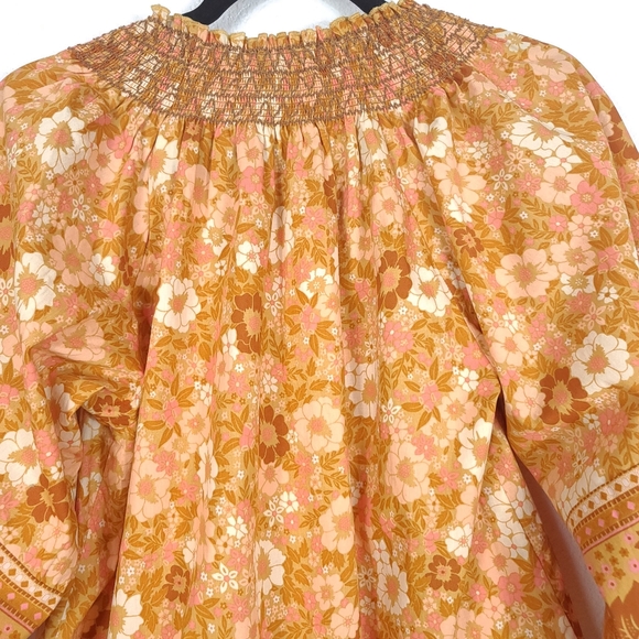 SPELL & THE GYPSY COLLECTIVE Anne Blouse Floral Pecan - Picture 15 of 16